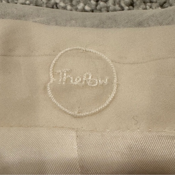 The Row Jerry Jacket in Wool Cream Blazer Size 12 NWT - Picture 9 of 16